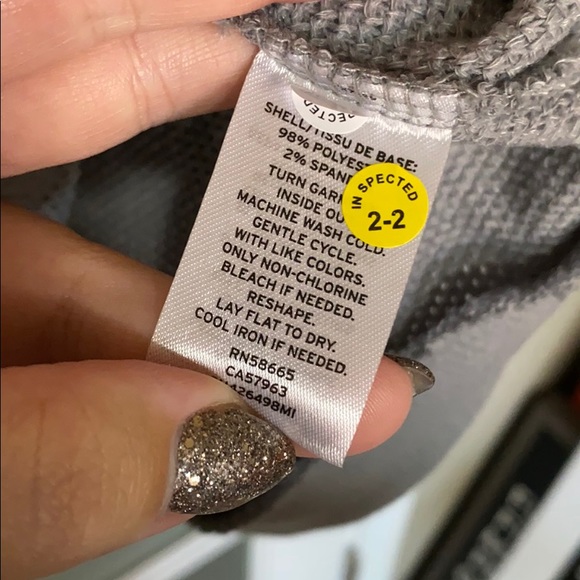 Caslon grey sweater top - Picture 5 of 6